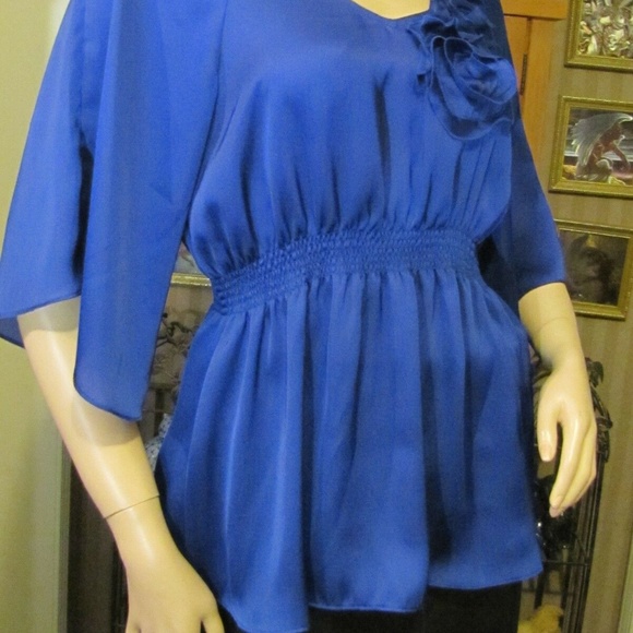 Willi Smith Royal Blue Top size M - Picture 8 of 8